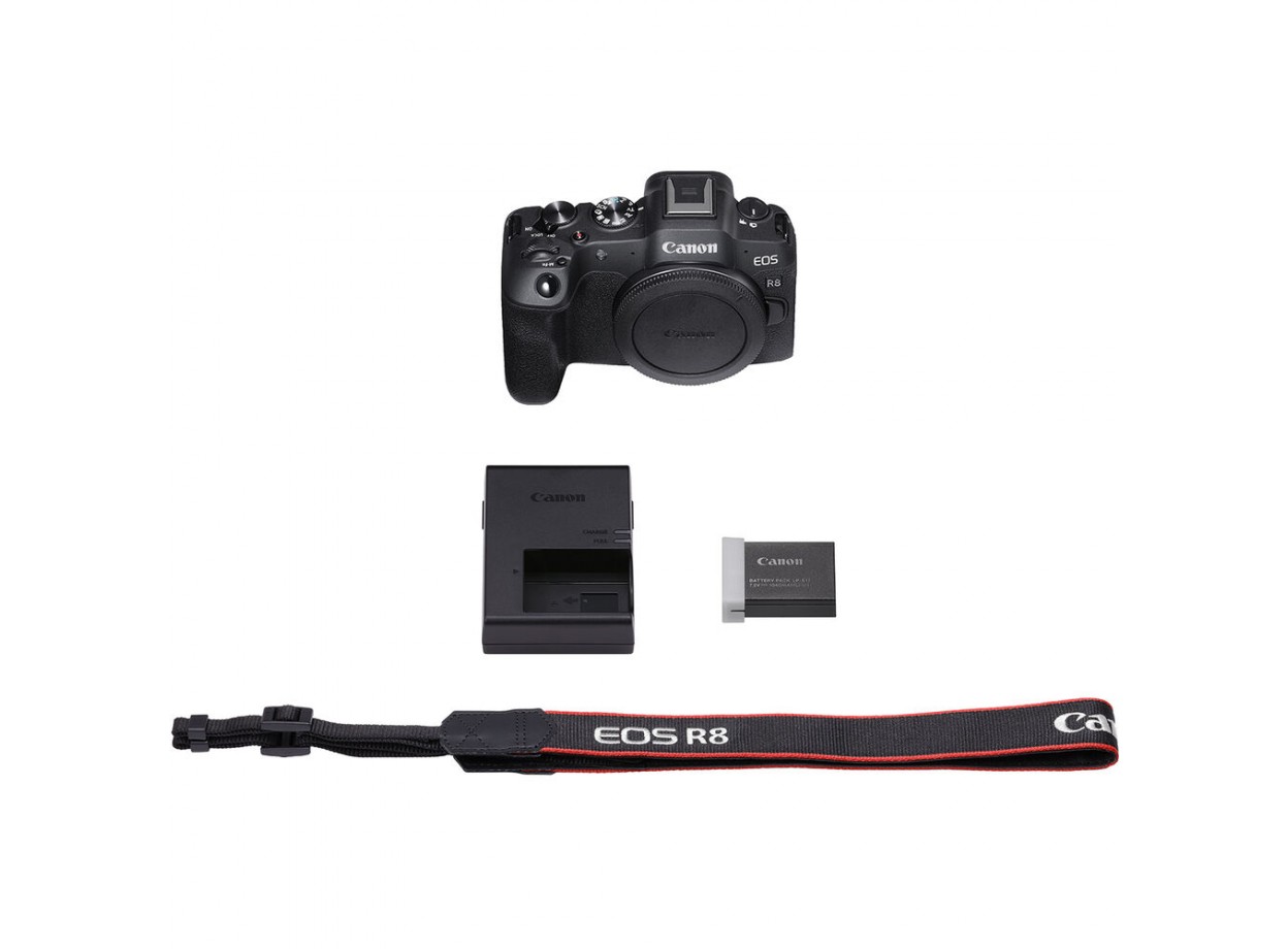 Canon EOS R8 + Kèm Lens Canon RF 50mm f/1.8 STM (Chính hãng)