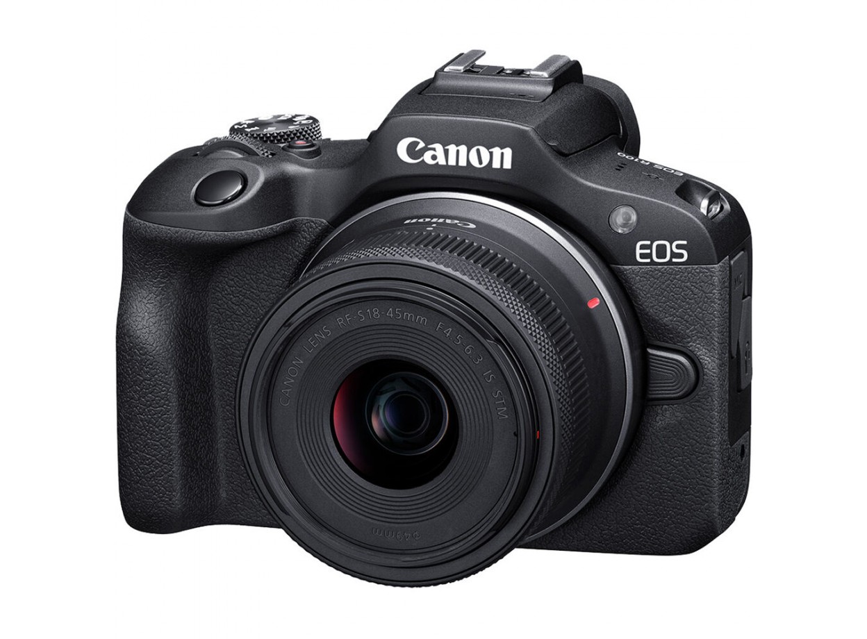 Canon EOS R100 Kit 18-45mm + RF 50mm f/1.8 STM (Chính Hãng)