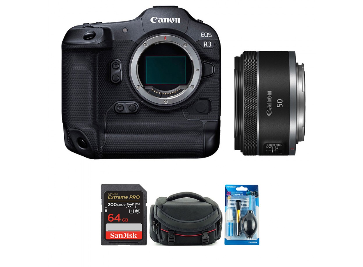 Canon EOS R3 + RF 50mm f/1.8 STM (Chính hãng)
