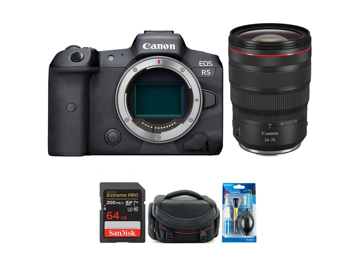 Canon EOS R5 + RF 24-70mm f/2.8L (Chính Hãng)