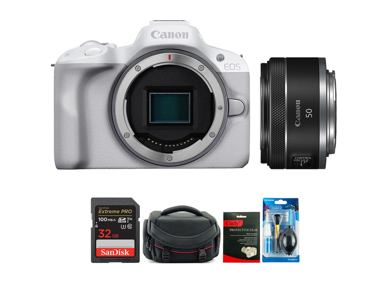 Canon EOS R50 + Kèm Lens Canon RF 50mm f/1.8 STM (Chính hãng)