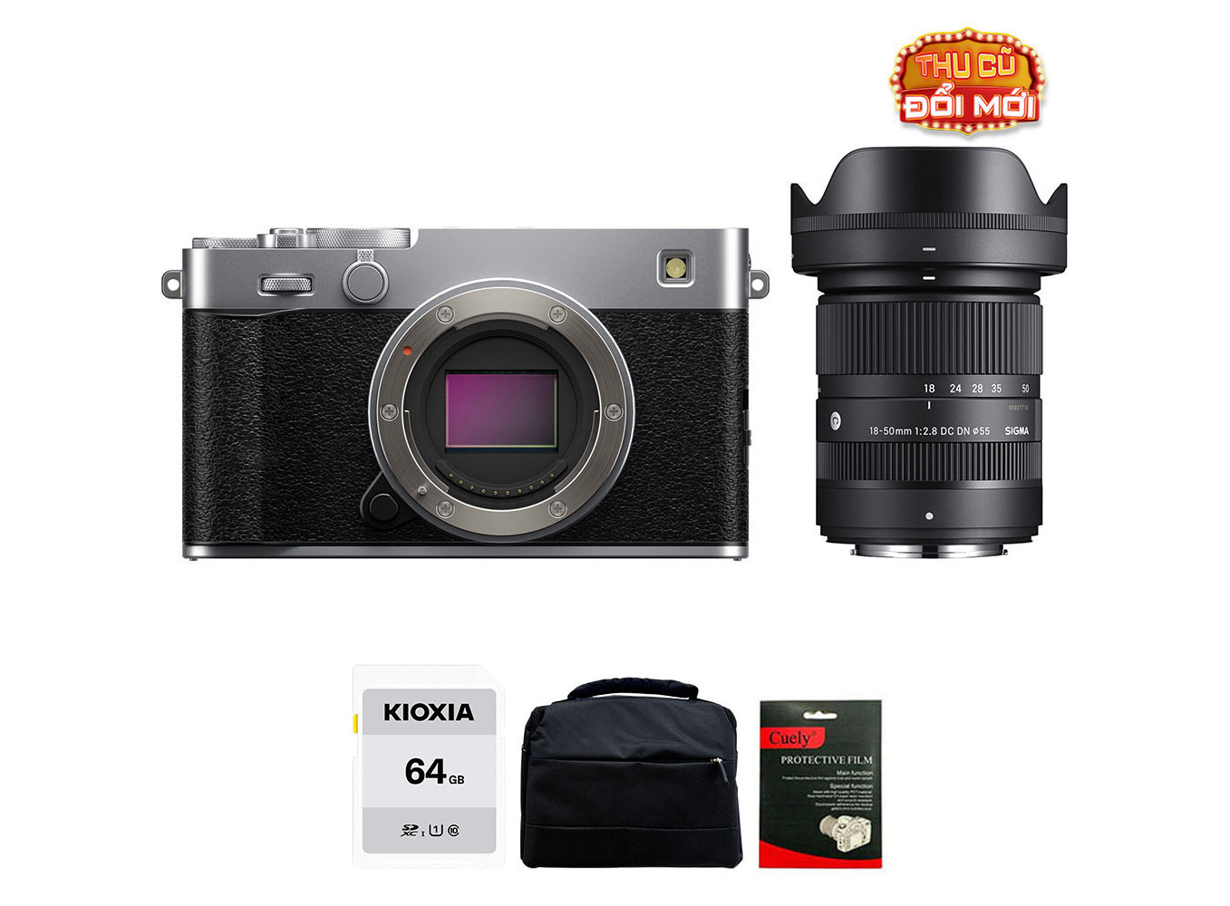 Fujifilm X-E5 + Lens Sigma 18-50mm f/2.8 (Chính hãng)