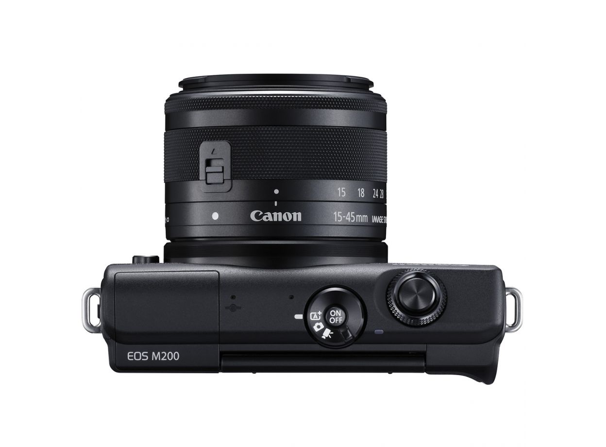 Canon EOS M200 Trắng – Kèm Kit 15-45mm, Máy Ảnh Cũ Đẹp Likenew 99%