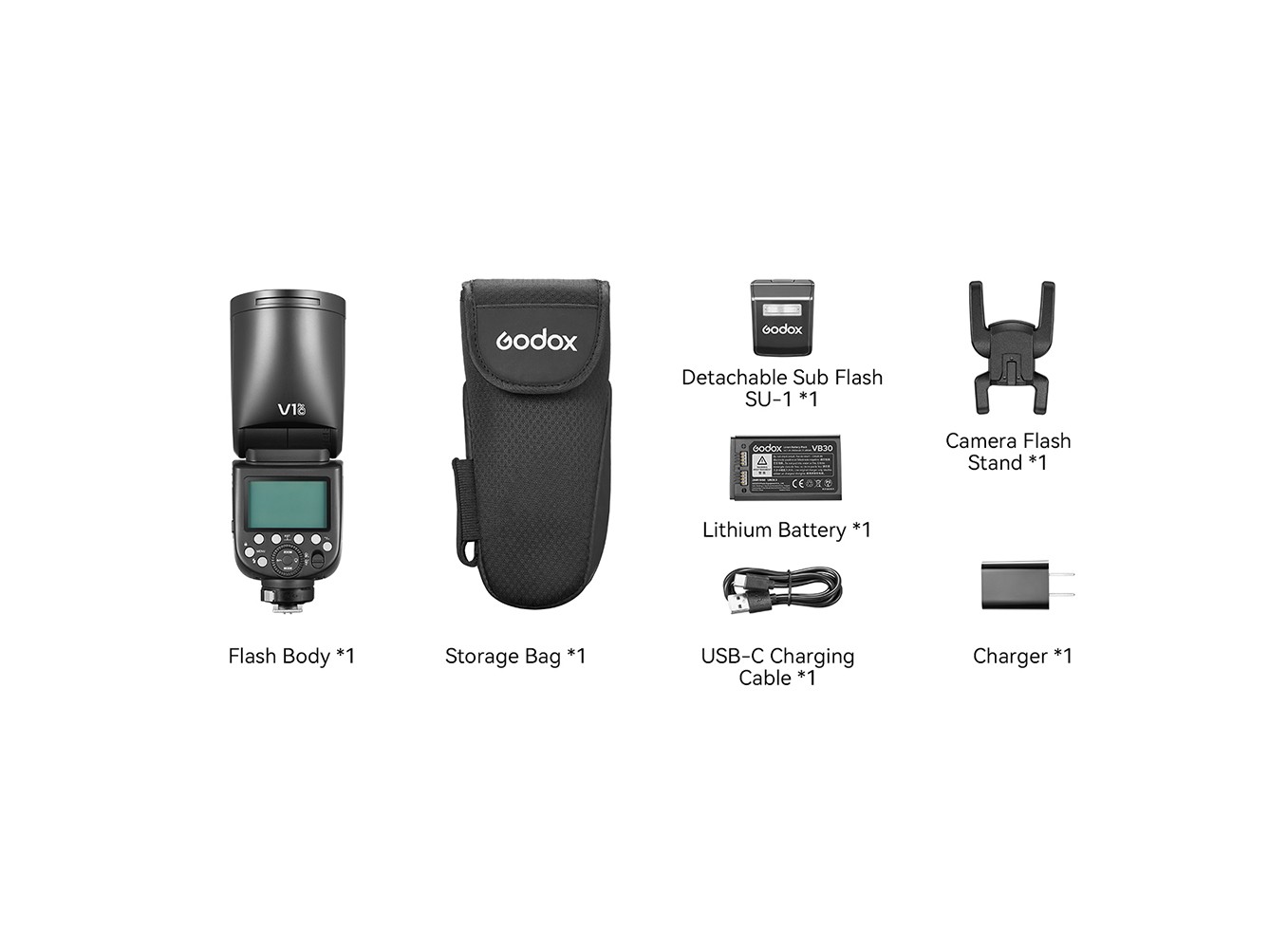 Đèn Flash Đầu Tròn Godox V1Pro TTL Cho Canon / Sony / Nikon