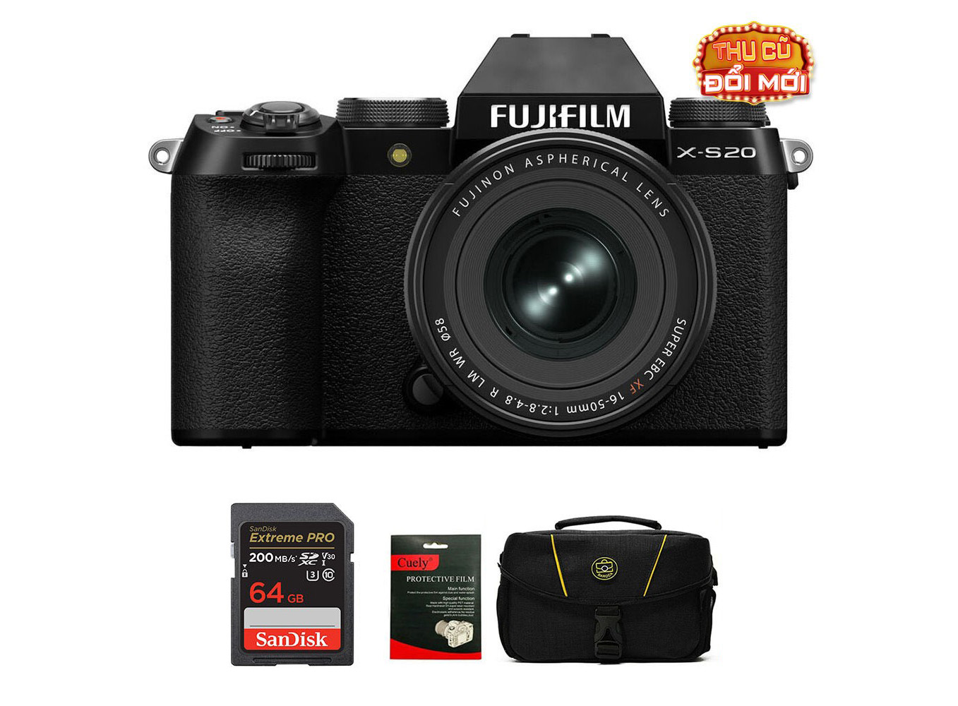 Fujifilm X-S20 + Kèm Kit Lens 15-45mm, Hàng Mới NEWSEAL