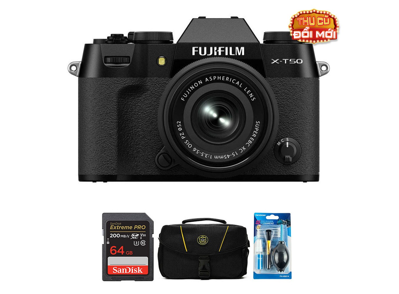Fujifilm X-T50 + Kit 15-45mm (Chính hãng)