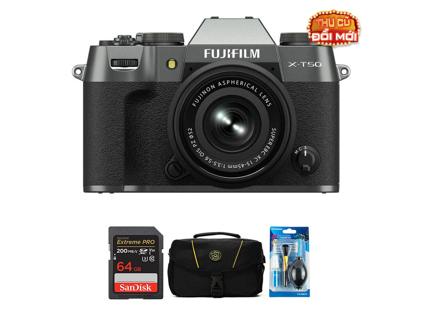 Fujifilm X-T50 + Kit 15-45mm (Chính hãng)