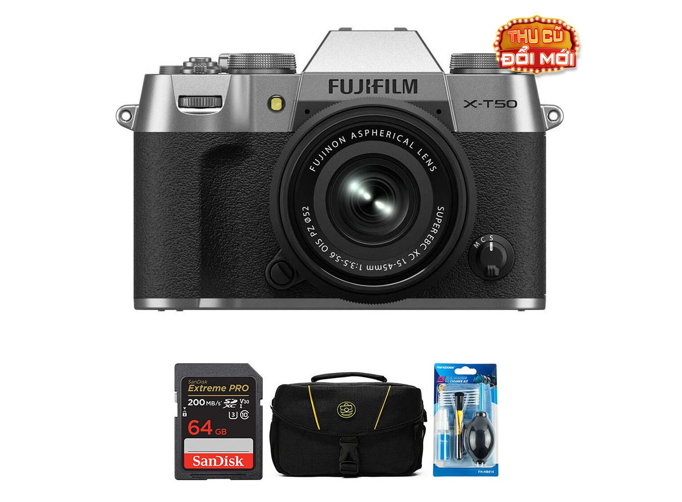 Fujifilm X-T50 + Kit 15-45mm (Chính hãng)
