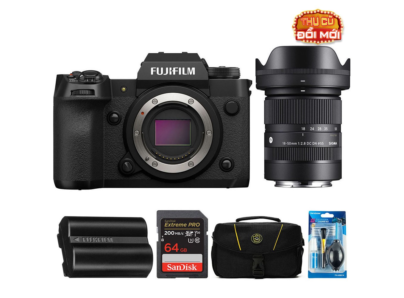 Fujifilm X-H2 (Chính hãng) (Kèm Lens Sigma 18-50mm f/2.8)