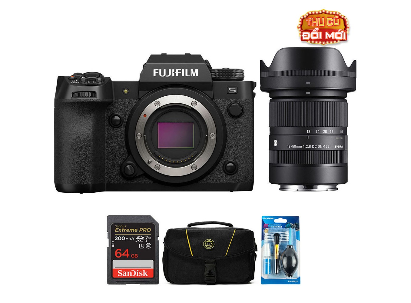 Fujifilm X-H2S (Chính hãng) (Kèm Lens Sigma 18-50mm f/2.8)