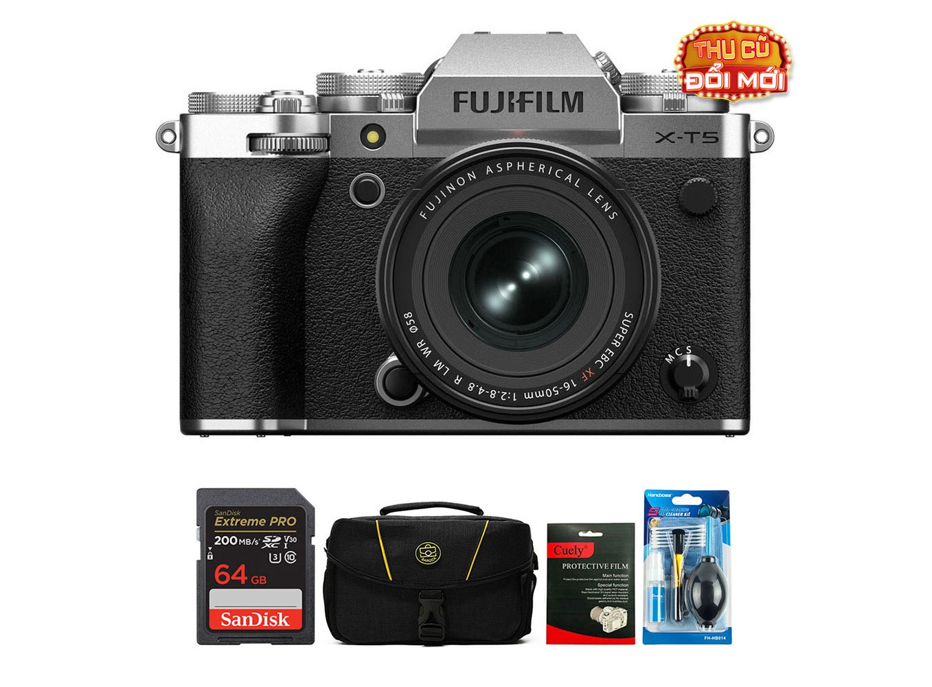 Fujifilm X-T5 (Chính hãng) (Kèm Kit Lens 16-50mm f/2.8-4.8)