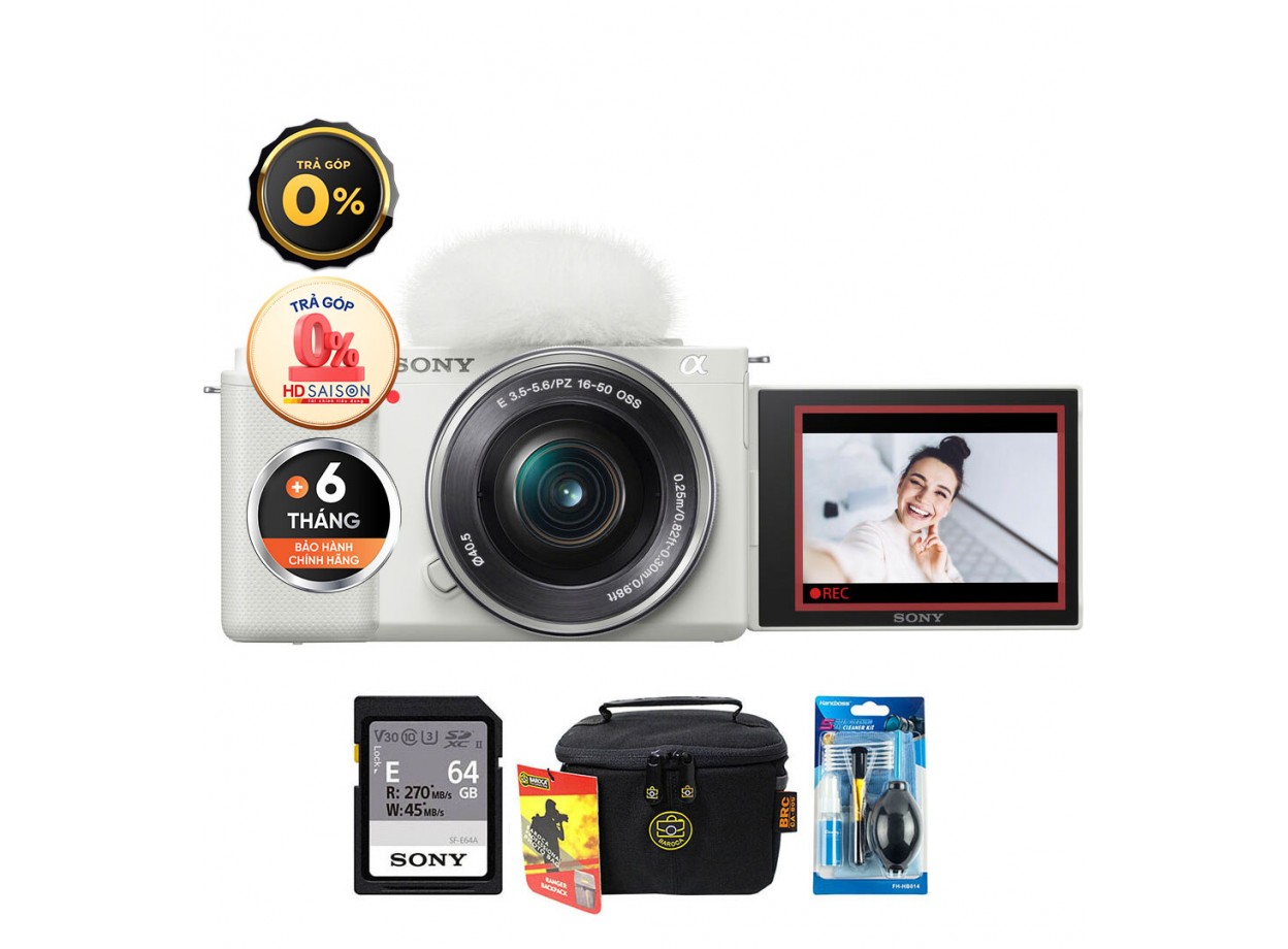 Sony ZV-E10 + Kèm Kit Lens 16-50mm (Chính hãng)