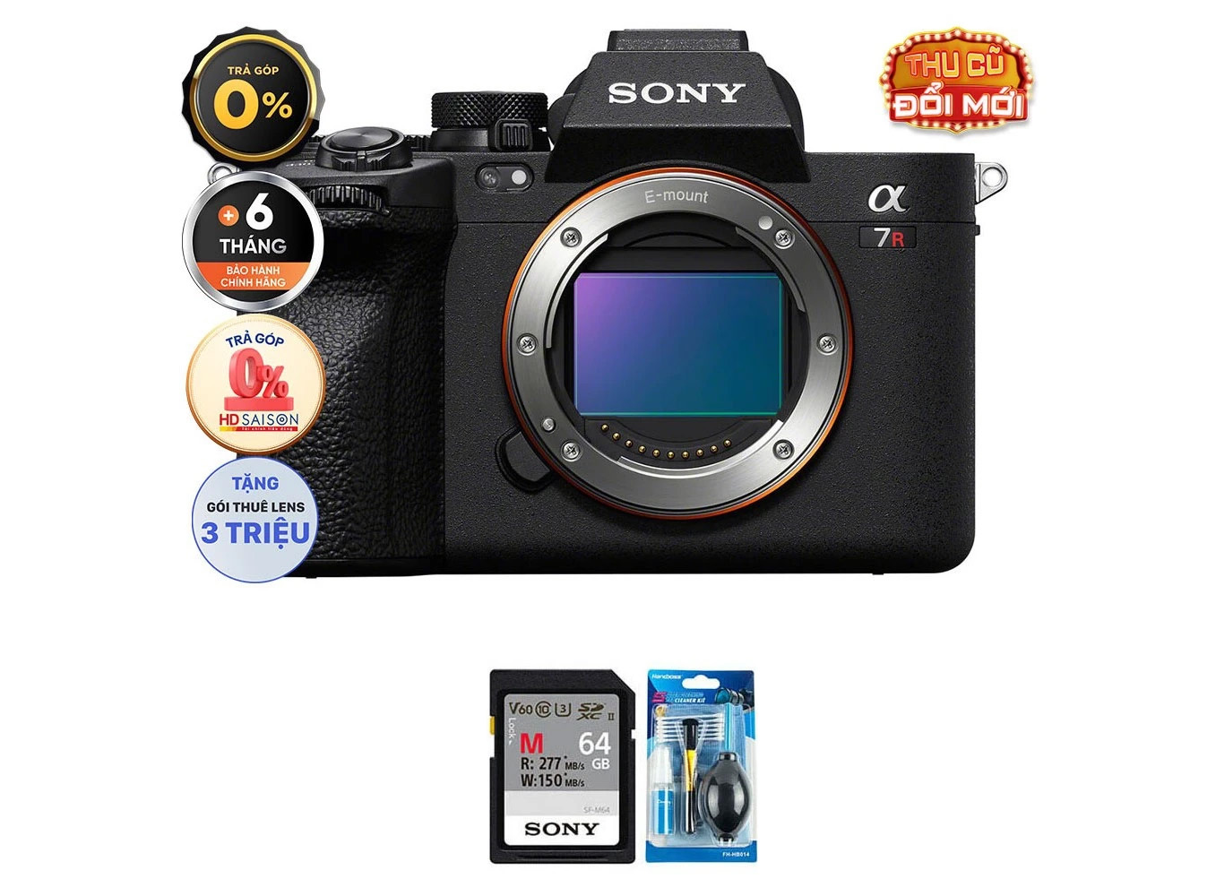 Sony A7R V Body (Chính hãng)