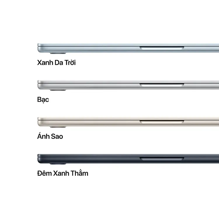 Macbook Air M4 13 inch - 2025 - Apple M4 10 CPU , 8 GPU 16GB 256GB