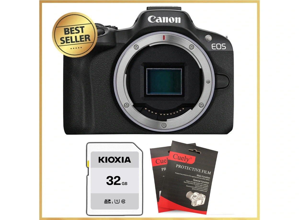 Canon EOS R50 Mới 100% – (Tặng Thẻ 32GB, Dán Màn Hình)