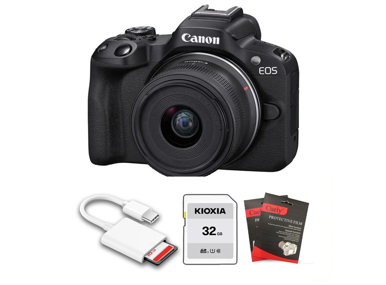Canon EOS R50 + Kit 18-45mm Mới 100%