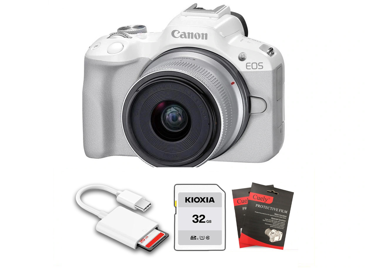 Canon EOS R50 + Kit 18-45mm Mới 100%