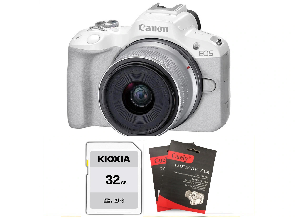 Canon EOS R50 + Kit 18-45mm Mới 100%