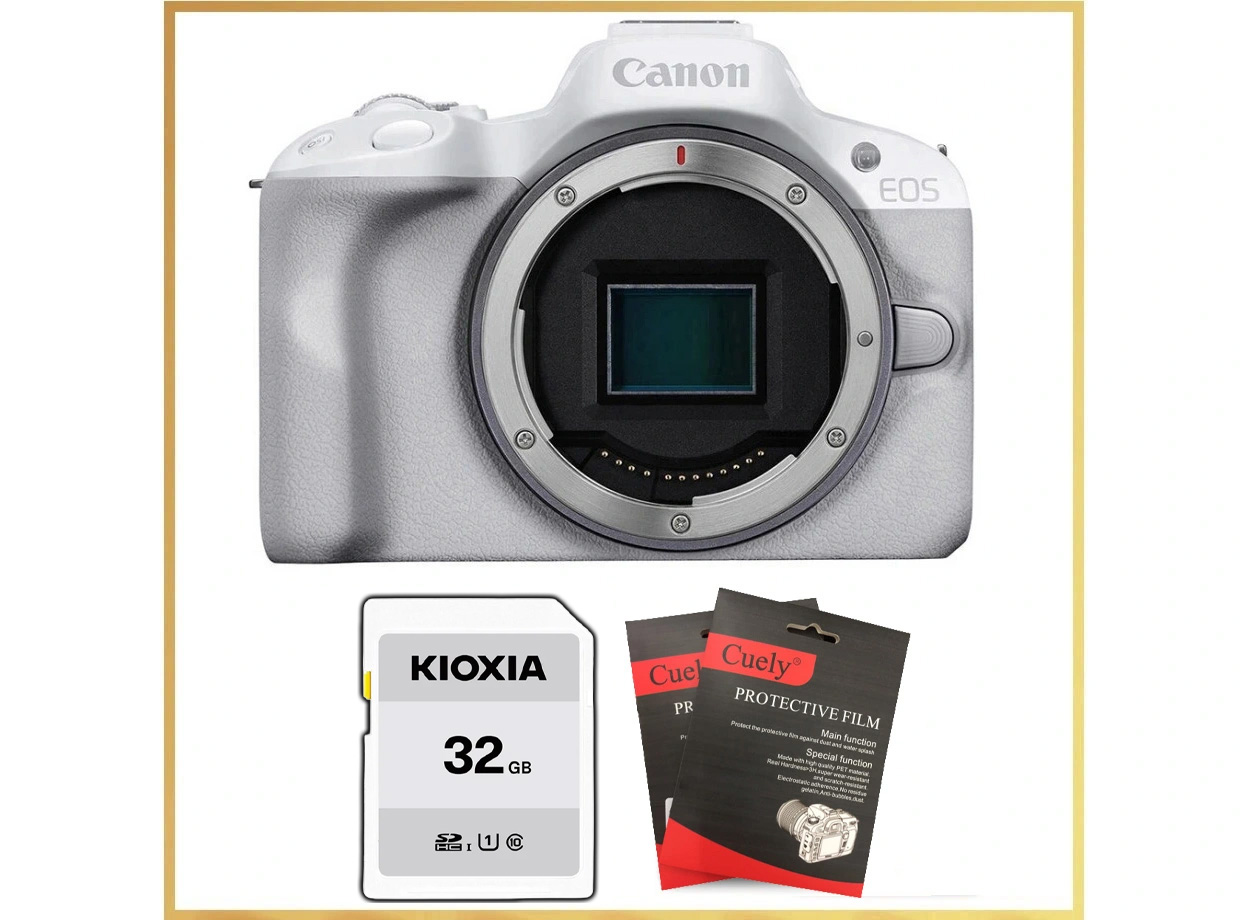 Canon EOS R50 Mới 100% – (Tặng Thẻ 32GB, Dán Màn Hình)