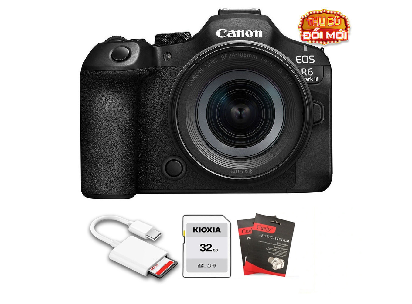 Canon EOS R6 Mark III (Chính hãng) – Kit RF 24-105mm f/4-7.1