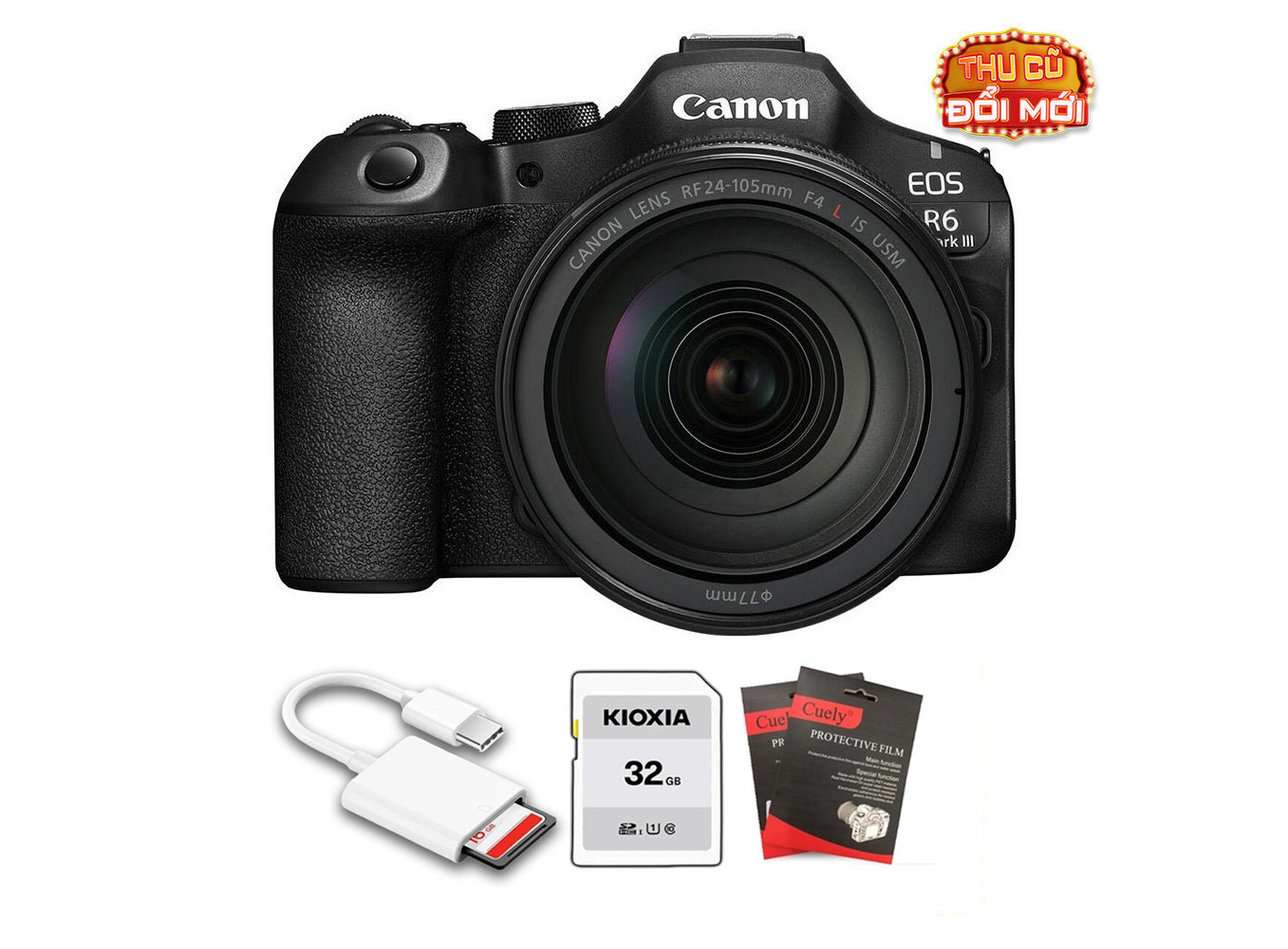Canon EOS R6 Mark III (Chính hãng) – Kit RF 24-105mm f/4L IS USM