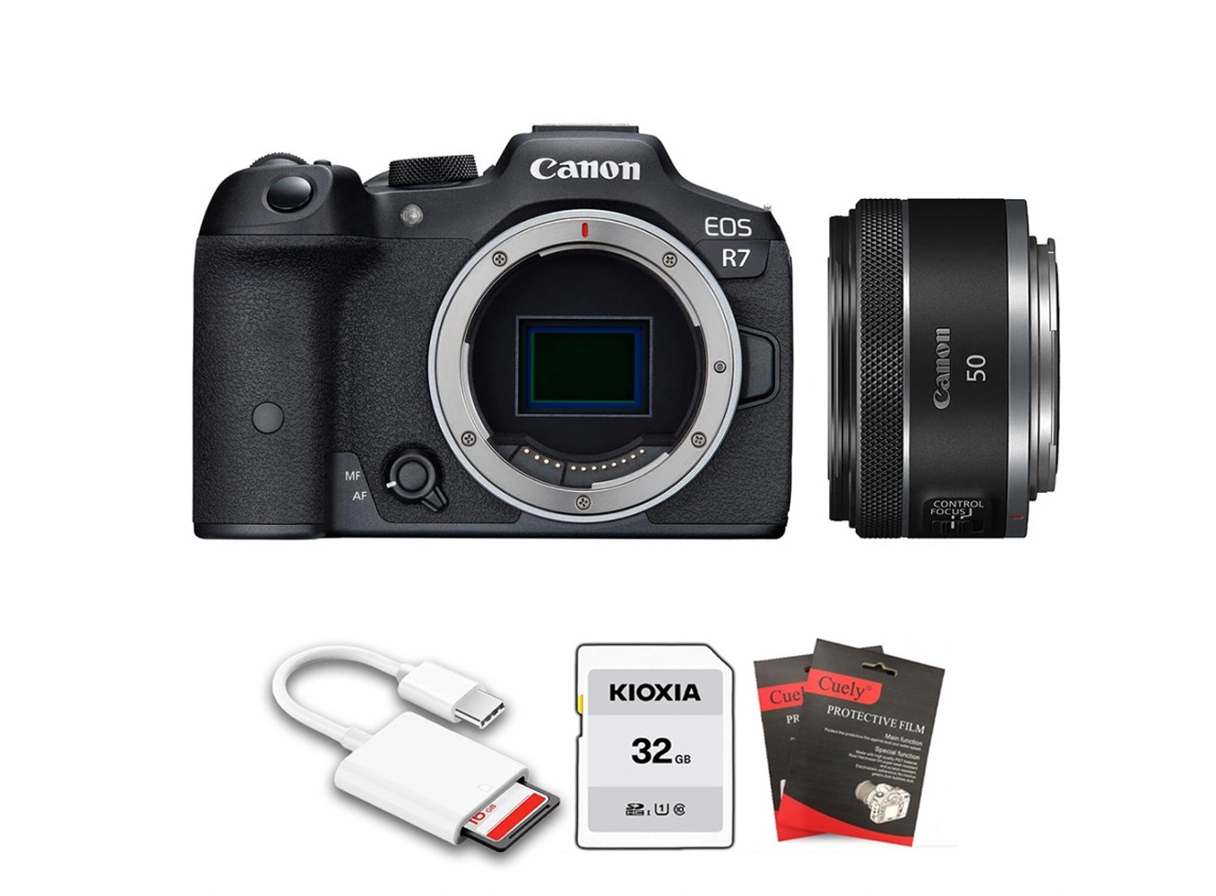 Canon EOS R7 + Kèm Lens Canon RF 50mm f/1.8 STM (Chính hãng)