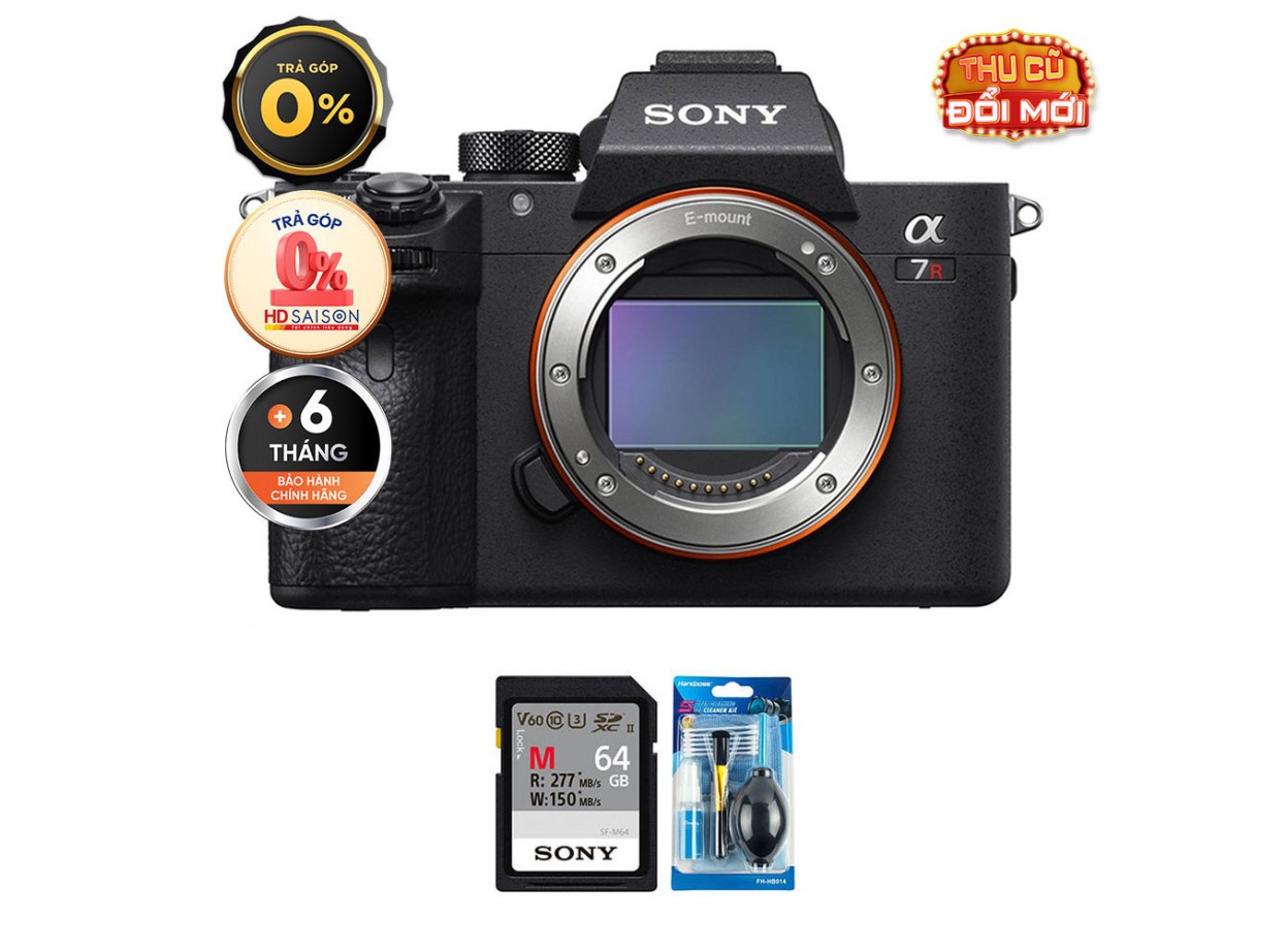 Sony A7R IIIA (Body) (Chính hãng) (Thẻ Nhớ 64GB + Bộ Vệ Sinh)