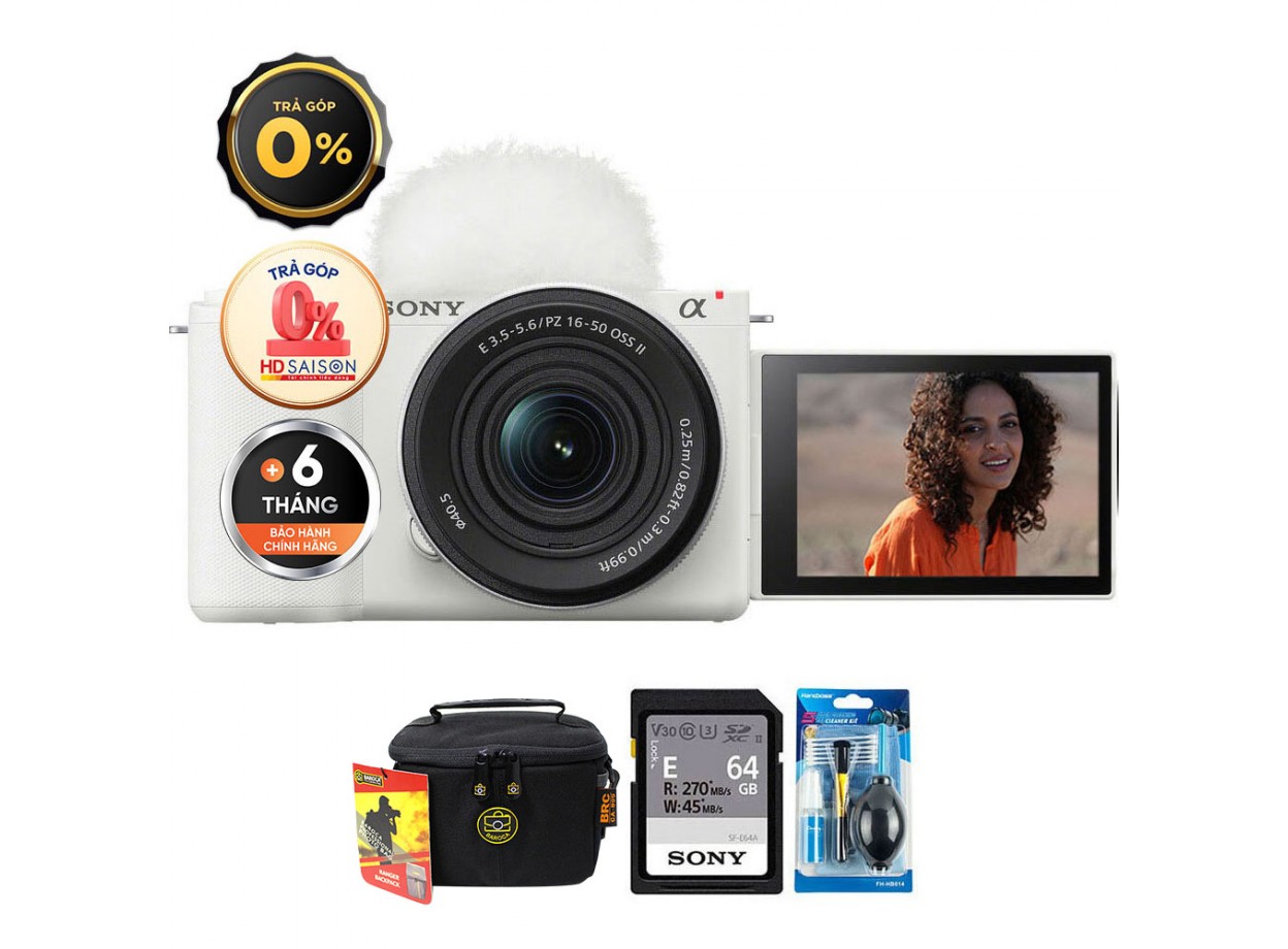 Sony ZV-E10 II + Kèm Kit Lens 16-50mm II (Chính hãng)