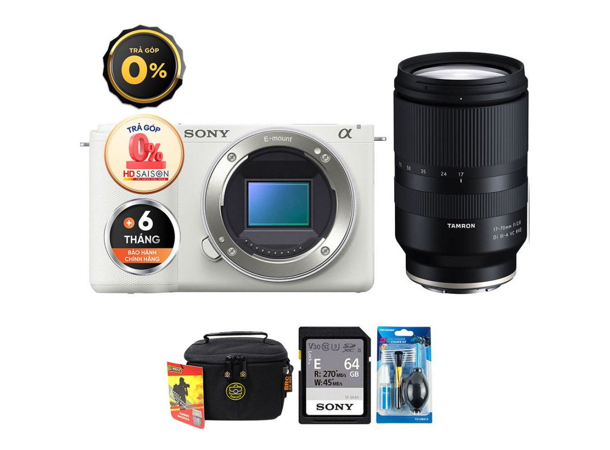 Sony ZV-E10 II + Kèm Lens Tamron 17-70mm f/2.8 III (Chính hãng)