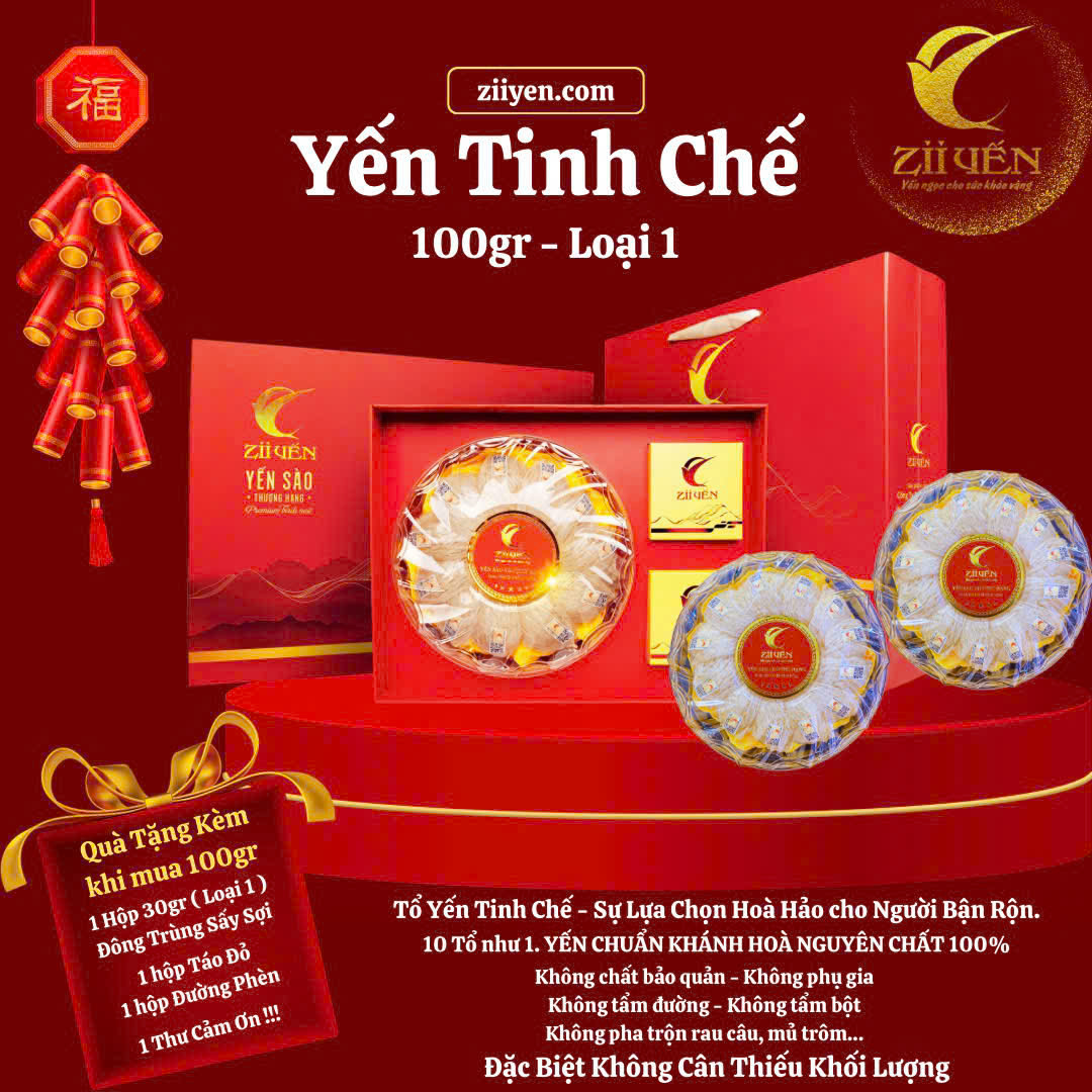 Yến Sào Tinh Chế Loại 1: Yến Sào Thượng Hạng