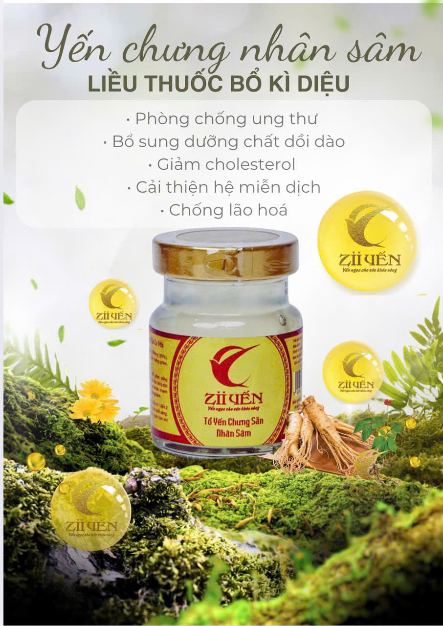 Yến chưng nhân sâm – Món đại bổ giúp nâng cao sức khỏe toàn diện