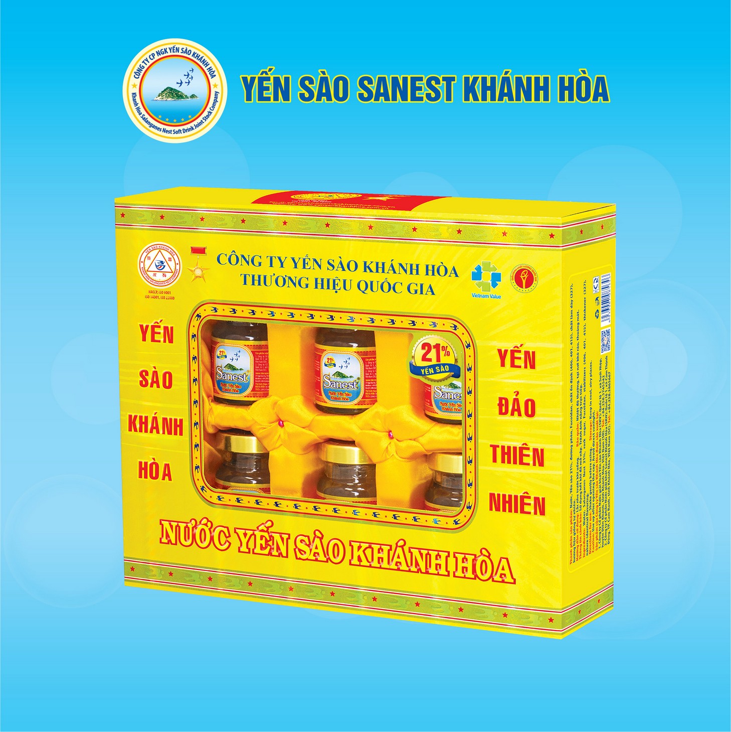 NƯỚC YẾN SÀO KHÁNH HÒA SANEST VỊ THANH MÁT