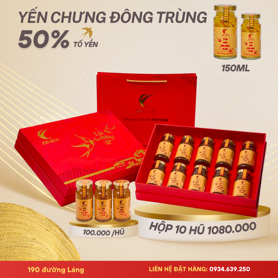 Yến chưng Đông Trùng Hạ Thảo - Hũ to 150ml