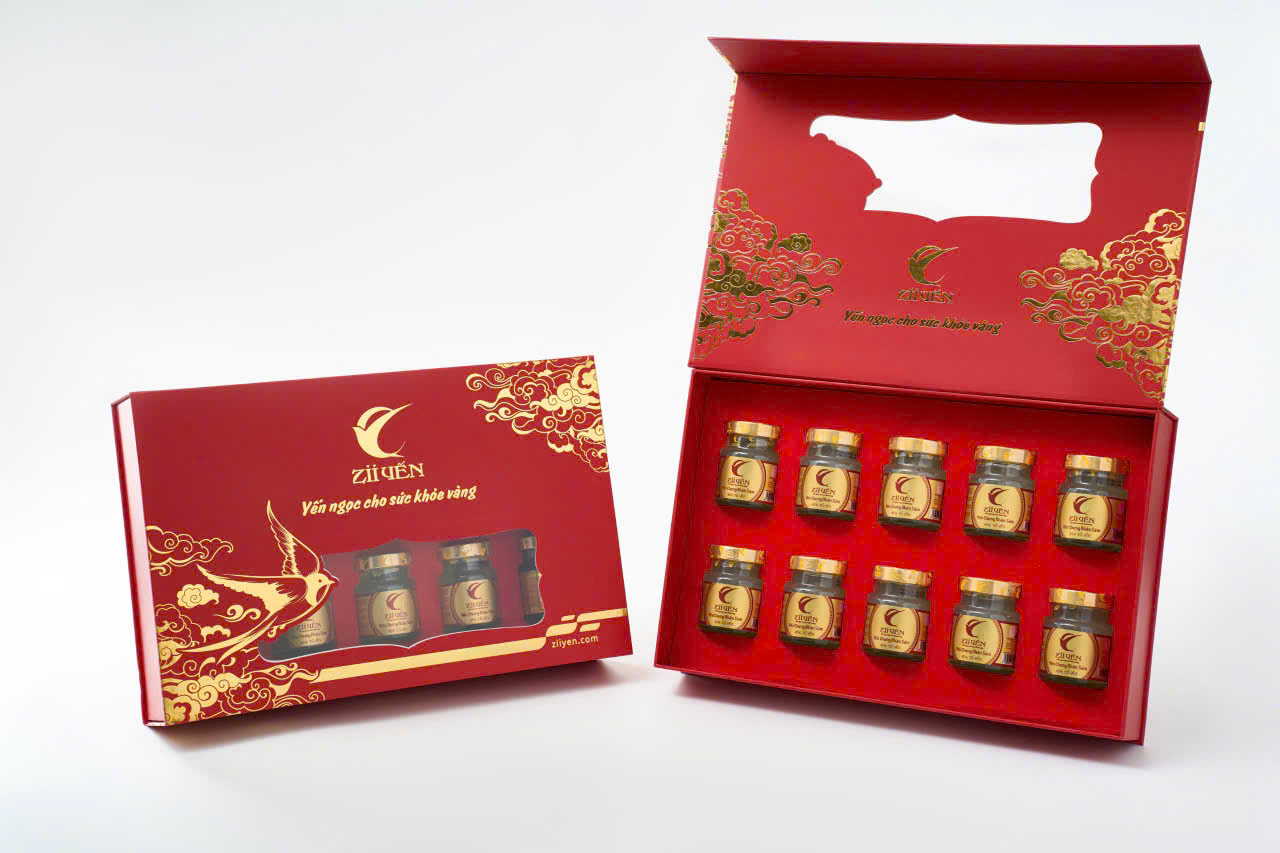 Yến sào chưng sẵn  nhân sâm 45% Tổ Yến