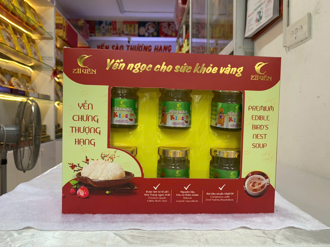 Yến sào chưng sẵn  KID trẻ em 45% Tổ Yến