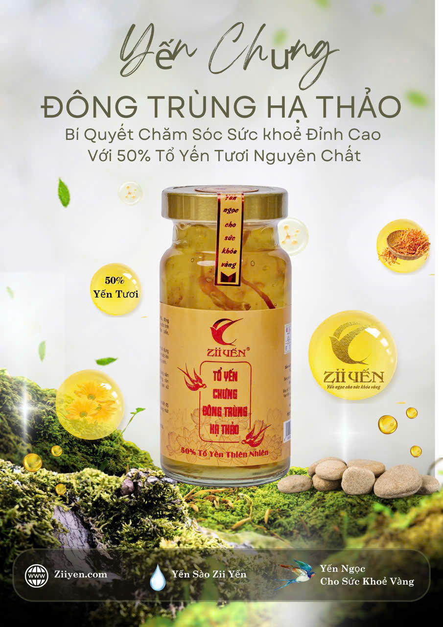 Yến chưng Đông Trùng Hạ Thảo - Hũ to 150ml