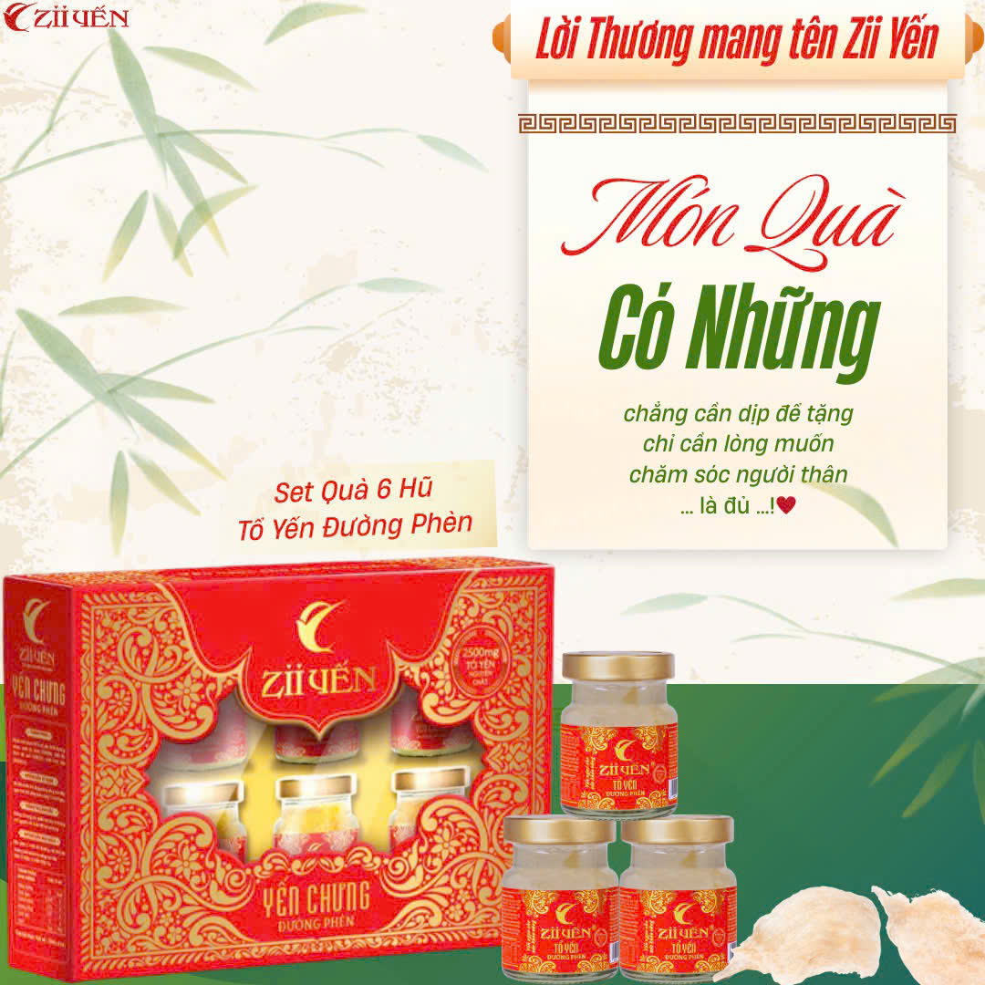Yến tươi chưng đường phèn 3000mg Tổ Yến
