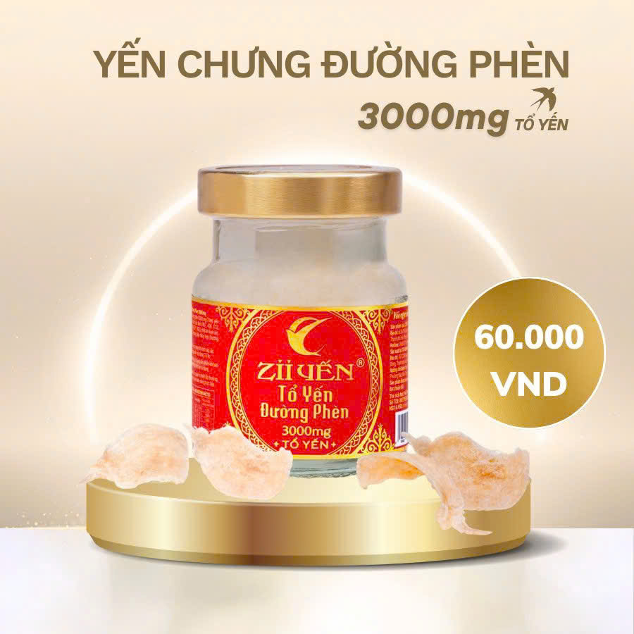 Hộp quà 6 hũ mix vị yến chưng thượng hạng 3000mg
