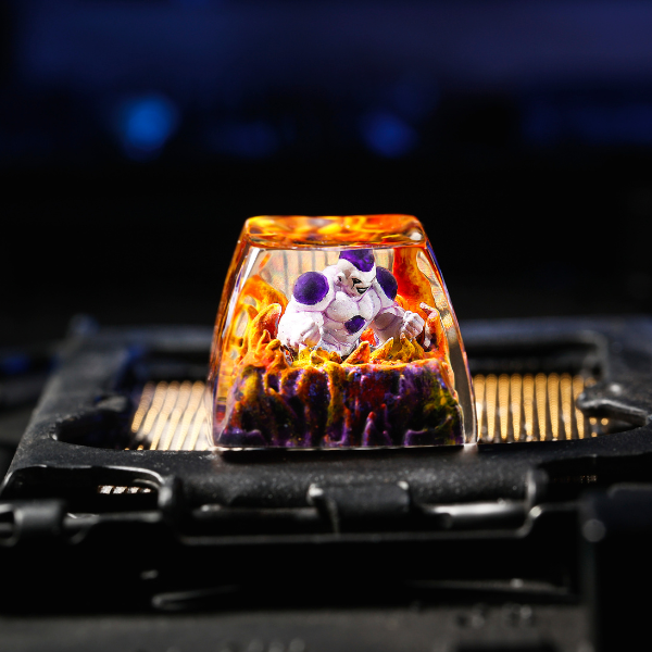 Frieza Dragon Ball Artisan Keycap by BreakWooden – A Must-Have for Every Dragon Ball Fan