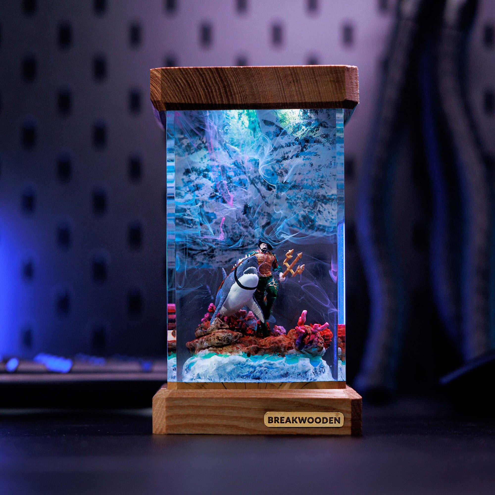 Superhero of the Sea Resin Lamp by Breakwooden – Bring a Hero Home