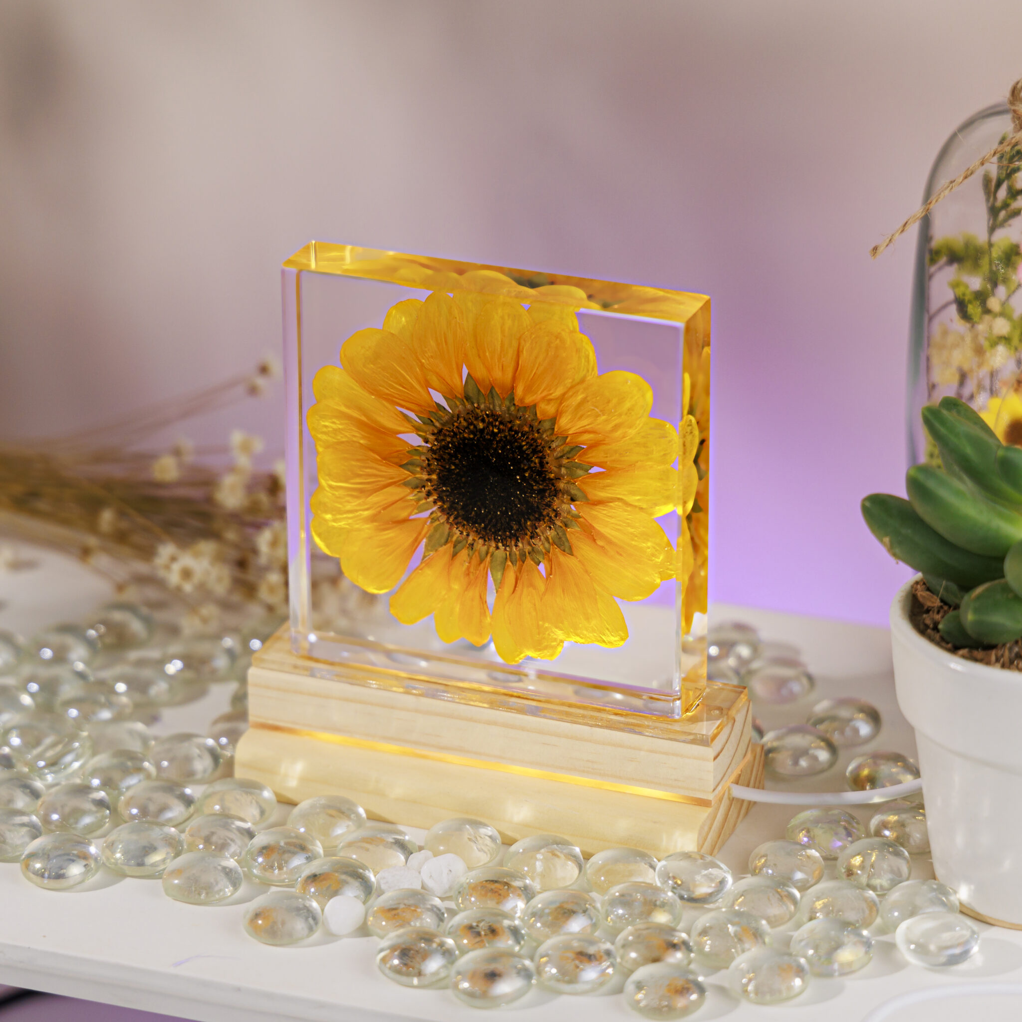 🌻 Sunflower Night Light – A Romantic Gift That Shines with Meaning