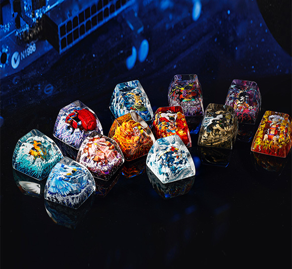 Handcrafted 1.25U Resin Keycap – A Small Touch That Makes a Big Statement