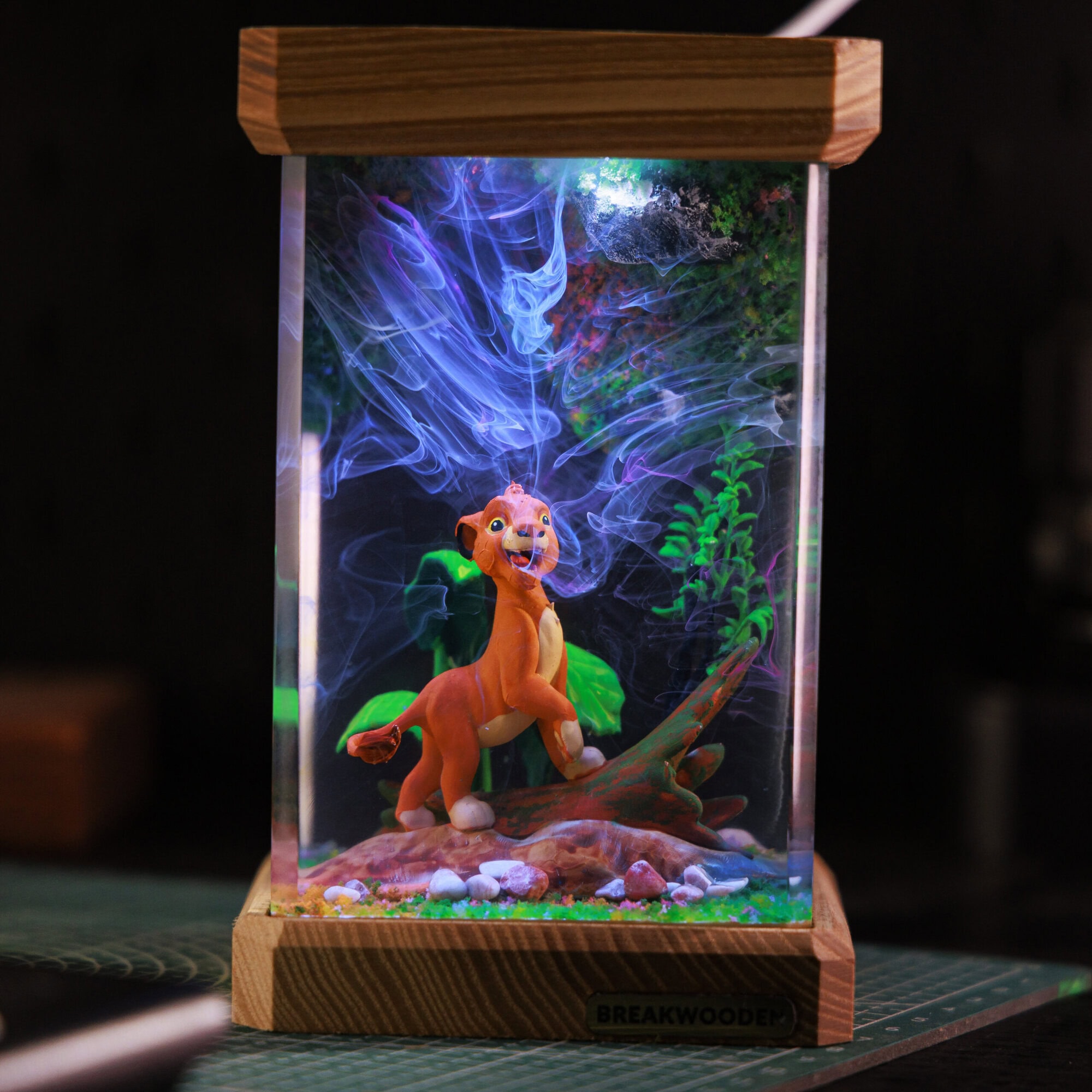 🦁 Lion King Resin Lamp – A Magical Gift for Kids