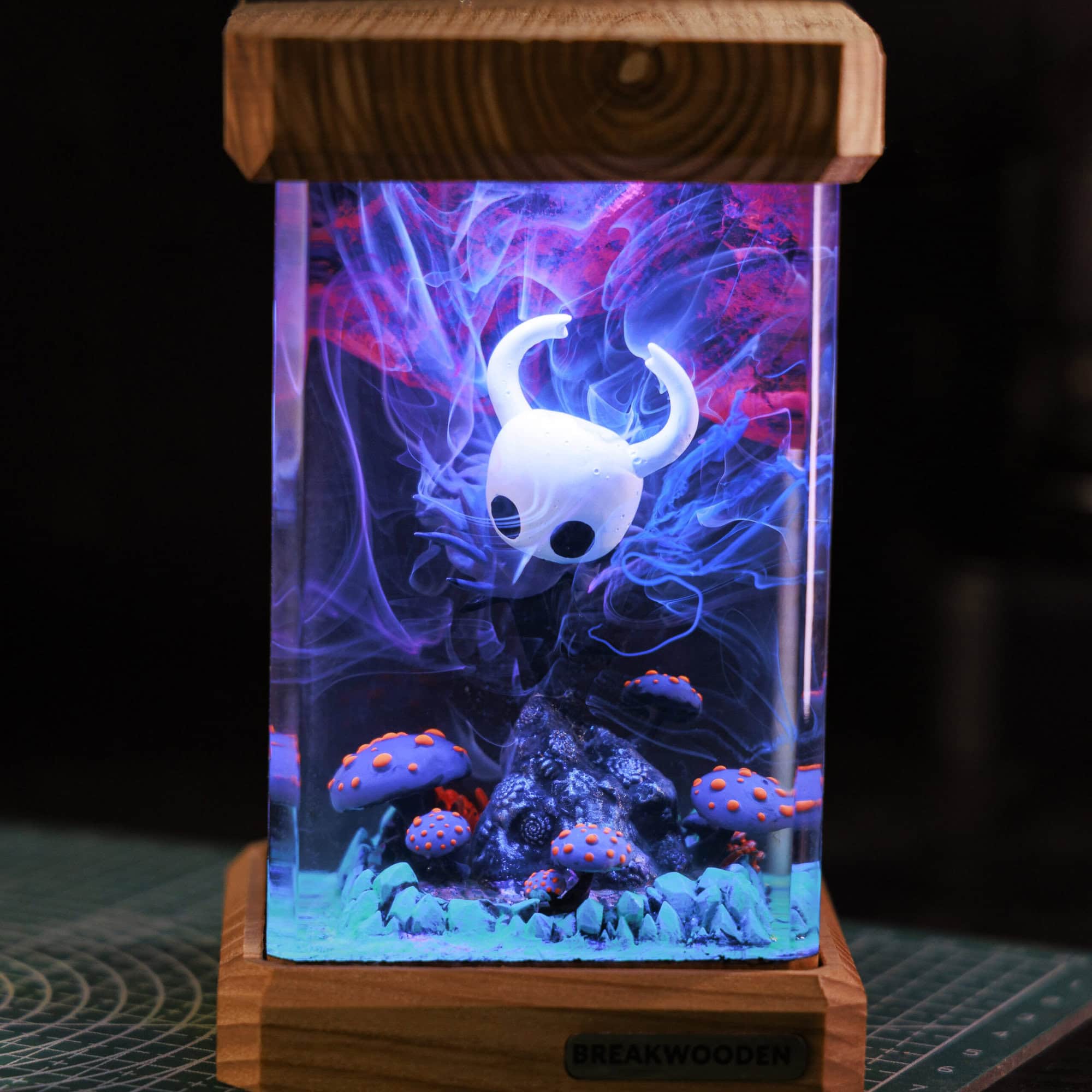 Shadow Knight Resin Lamp – A Touch of Mystery and Light