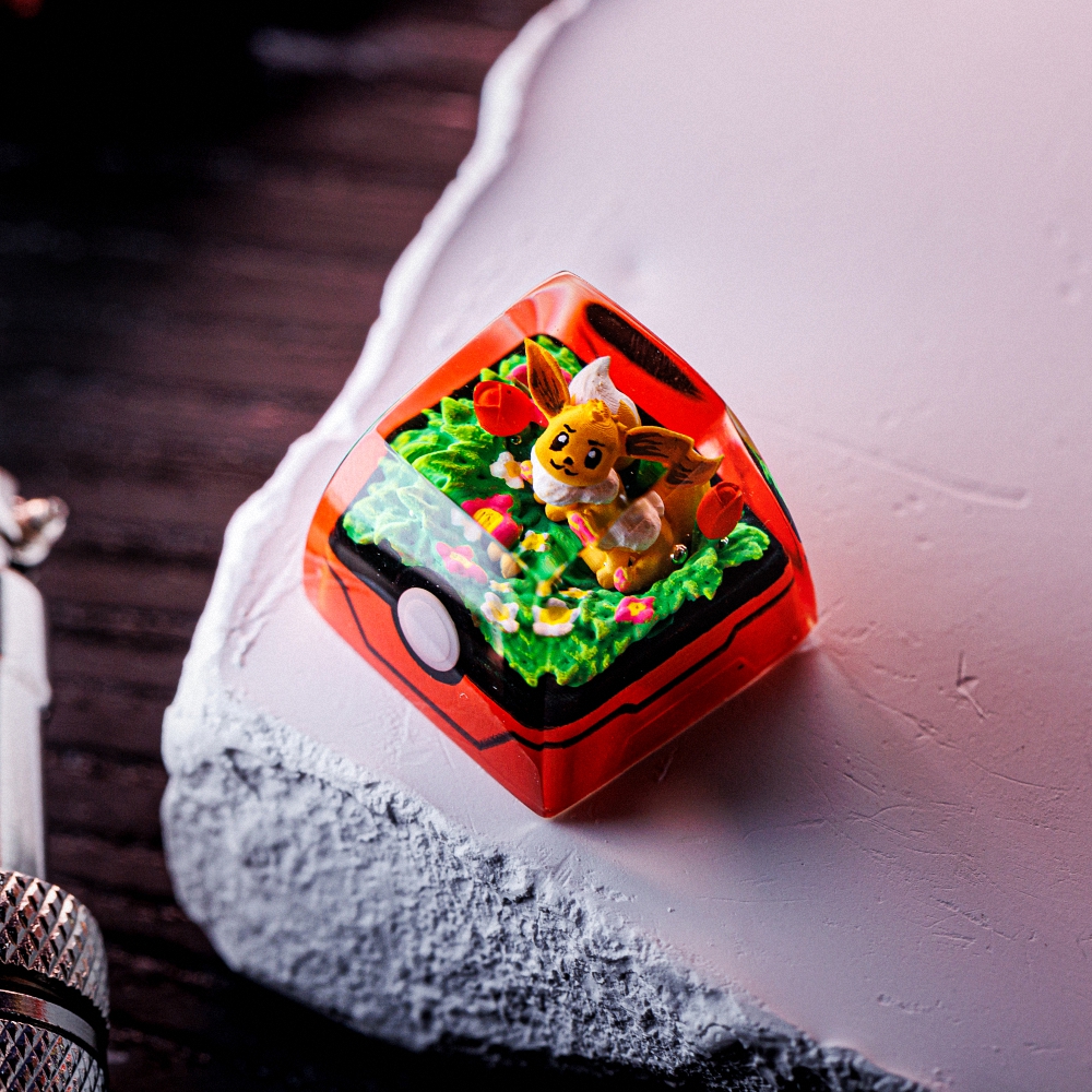 The Eevee Artisan Keycap Collection – Breakwooden Exclusive