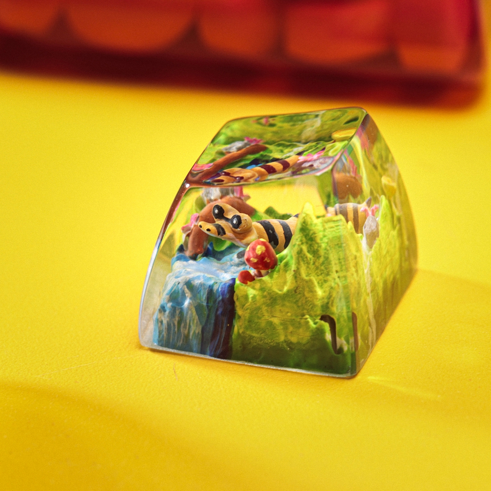 Unleash the Sandile Spirit: Pokémon Sandile Artisan Keycap from Breakwooden