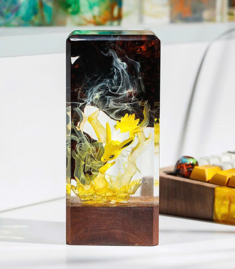 🔥 Pokémon Night Light Epoxy Lamp – A Magical Touch for Every Pokémon Fan