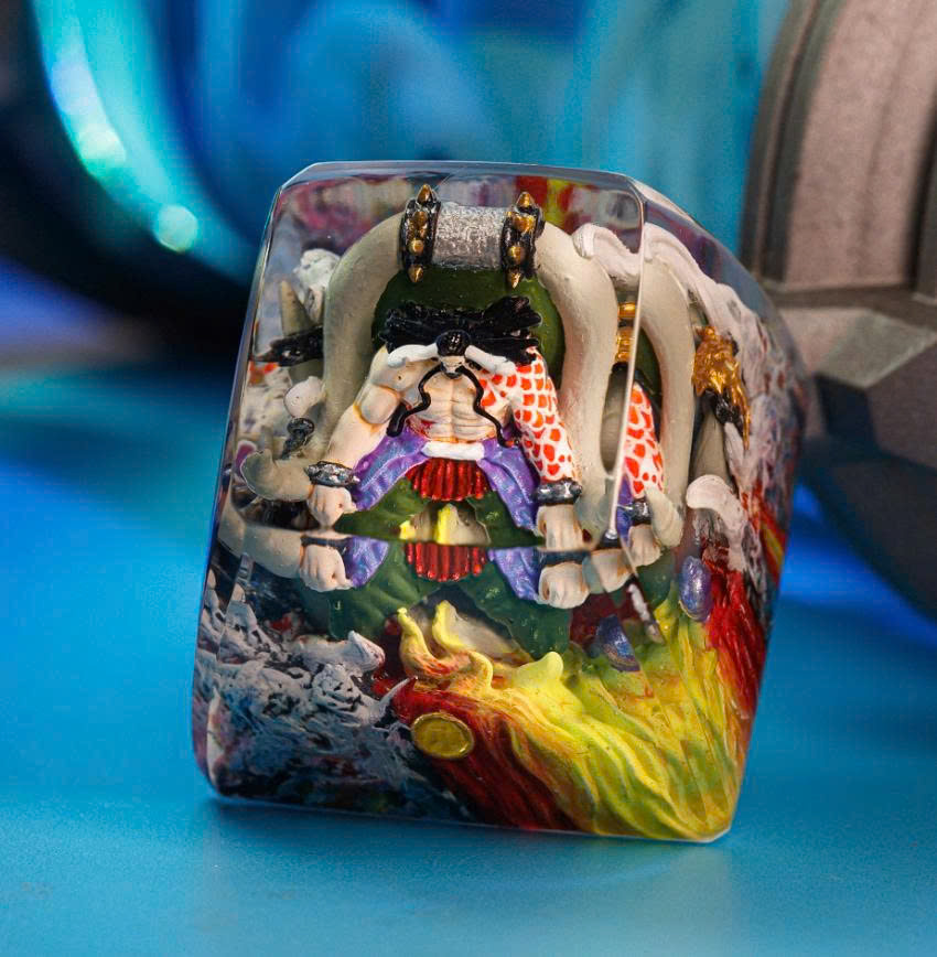 One Piece – Kaido Artisan Keycap: Bring the Power of Kaido to Your Keyboard