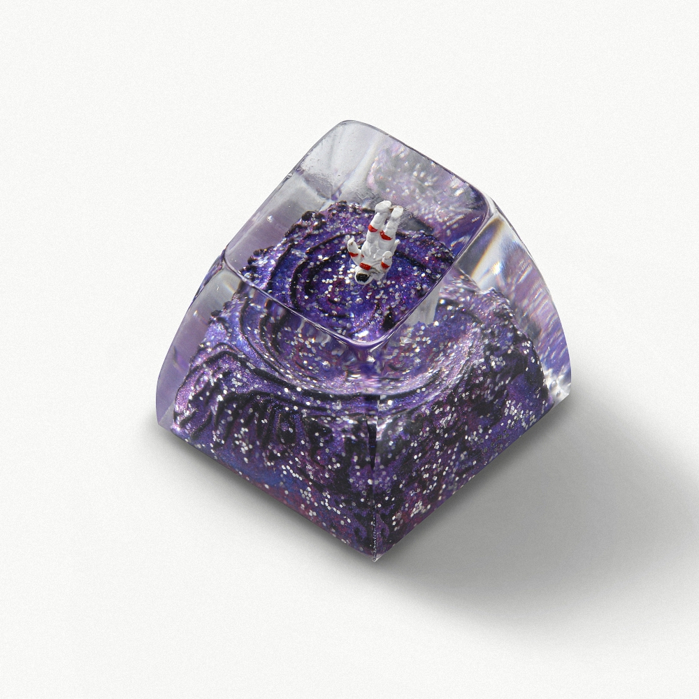 Astronaut Artisan Keycap Breakwooden 6