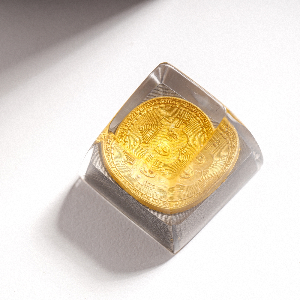 Bitcoin Artisan Keycap Breakwooden
